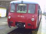 Ferkeltaxe 172 132 & 172 171 von K�stner Schienenbustreisen chemnitz beim Bahnhofsfest 2010 in Putbus.