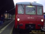 Ferkeltaxe 172 132 & 172 171 von K�stner Schienenbustreisen Chemnitz beim Bahnhofsfest 2010 in Putbus.