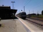 InterCity mit der 101 041-2 im Bahnhof Bergen auf R�gen am 7.6.13