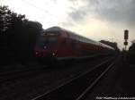 Mit Steuerwagen kommt 143 337-4 als S7 mit ziel Halle-Trotha in den Bahnhof Halle-S�dstadt eingefahren am 8.9.14