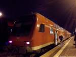 Steuerwagen der S7 mit ziel Trotha im Bahnhof S�dstadt am 17.11.14