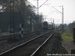 Mit Steuerwagen voraus kommt 143 822 in den Bahnhof Halle-S�dstadt eingefahren am 21.4.16