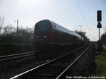 Mit Steuerwagen voraus kommt 143 822 in den Bahnhof Halle-S�dstadt eingefahren am 21.4.16