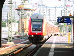 146 XXX verl�sst als RE30 mit ziel Magdeburg Hbf den Bahnhof Halle/Saale Hbf am 17.5.18
