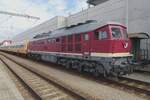 EBS 132 334 steht mit ein Retro St�dte-Expresszug am 10 September 2022 in Benesov u Prahy w�hrend das Bahnhofsfest STEAM53.
