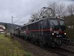 EBS 140 815 und 140 811 mit einem R�benzug in Neckargerach zur Zuckerfabrik in Offenau unterwegs.