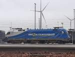 evb 182 912  Mittelweserbahn  abgestellt in Hamburg-Altenwerder am Hafenbahnhof Alte S�derelbe am 01.05.2019