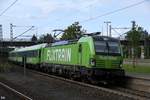 193 861-2 bei der abfahrt mit den flixtrain richtung k�ln von hh-harburg,10.09.20