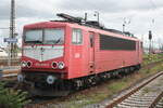 155 078 der LEG abgestellt im Bahnhof Leipzig Hbf am 28.5.22