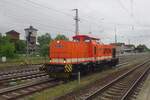 LOCON 209 durchfahrt Angerm�nde am Abend von 23 Mai 2023.
