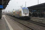 146 535 bei der Einfahrt in den Bahnhof L�neburg am 4.1.22