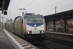 ME 146-16 bei der Einfahrt in den Bahnhof L�neburg am 4.1.22