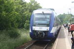 VT 702 und VT 648 298/798 im Bahnhof Burgst�dt am 4.6.22