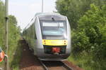 VT 702 und VT 648 298/798 im Bahnhof Burgst�dt am 4.6.22