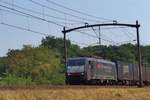 SBB 189 091 passiert Tilburg Oude Warande am 28 Juli 2018.