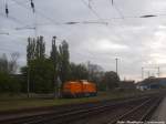 MTEG 293 022-0 abgestellt im Bahnhof Bergen auf R�gen am 9.5.14