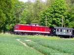 112 703 (203 230) unterwegs nach Bergen auf R�gen.