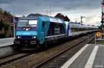 245 201-9 mit einer NOB-einheit,einfahrent zum bf nieb�ll,13.10.15