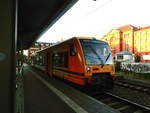 ODEG VT 650.89 mit ziel Parchim im Bahnhof Schwerin Hbf am 29.9.18