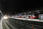 ODEG / �BB Zugkreuzung im Bahnhof Stralsund Hbf am 4.1.20