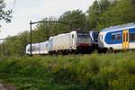 Soloauftritt f�r 186 107 bei Tilburg am 24 April 2019.