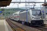 Am 25 Mai 2019 macht 187 004 mit ein DB IC-2 garnitur ein Probefahrt durch u.�.
