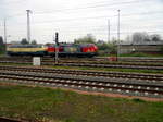 218er von Railsystems RP abgestellt in Gro�korbetha am 8.4.17