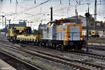 V 150.02 der SGL,zog einen kirow-schwerkran durch regensburg,28.09.17