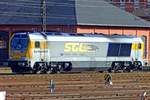 SGL V 400-11 steht am 21 Februar 2020 ins Bw von Würzburg Hbf abgestellt.