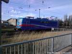 SRI 151 170 wartet auf die R�ckfahrt nach Lancken im Bahnhof Bergen auf R�gen am 19.4.13