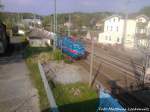 SRI 151 170 beim Rangieren der Ersten G�terzugh�lfte in Bergen auf R�gen am 8.5.13