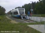 Am 22.05.09 steht UBB mit Ziel Wolgast im Endbahnhof Swinem�nde Centrum (PL) 