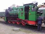 R�BB Mh 53 wird vom Zug getrennt in Putbus am 10.5.13