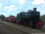 R�BB Mh53 als Museumst�ck f�r das Bahnhofsfest in Putbus abgestellt am 12.6.14