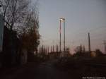 Bahn�bergang der G�terumfahrung in Halle (Saale) am 23.11.14