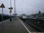 BR 411 beim durchfahren des Bahnhofs Gro�korbetha am 22.1.15
