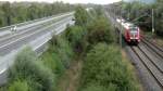 Zwei 612er sind am 20.August 2013 gemeinsam �ber Bamberg, Lichtenfels, Kulmbach nach Neuenmarkt-Wirsberg unterwegs.