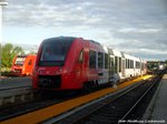 622 037 / 537 und 622 022 / 522 im Bahnhof Gr�nstadt am 31.5.16