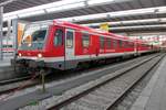 DB 628 565 steht am 28 Dezember 2016 in M�nchen Hbf.