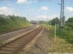 642 051/551 als RB12 mit ziel Graal-M�ritz kurz hinter Rostock Hbf am 22.6.13
