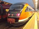 642 051 / 551 als RB12 mit ziel Graal-M�ritz im Bahnhof Rostock Hbf am 14.12.13