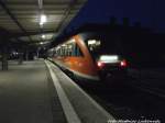 642 176 / 676 als RB50 mit ziel Dessau Hbf im Bahnhof G�sten am 5.2.15