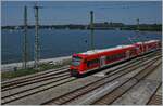 Zwei DB VT 650 rangieren auf dem Damm von Lindau Insel.

14. Aug. 2021
