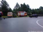 Feuerwehr-Rettung-�bungsvorstellung beim Stadtteilfest & Blaulichttag in Bergen auf R�gen am 29.6.13