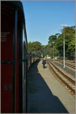 Alle Fahrg�ste sind eingestiegen, die Reise mit der Molli kann losgehen...