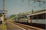 La Plaine, die westlichste SBB Station auf der Strecke Gen�ve - Lyon wird mit Ausnahme des Lokalverkehrs von SNCF Fahrzeugen bedient, im Bild zwei SNCF mit einen Schnellzug in Richtung Bellegarde     