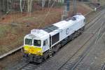 ECR 077 008 durchfahrt Duisburg-Kaiserberg am 30 J�nner 2018.