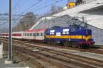 RXP 1251 treft mit ein Alpen-Express am 4 M�rz 2018 in Arnhem Centraal ein.