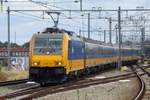 NS 186 119 treft mit ein IC in Breda ein, 24 Augustus 2018.