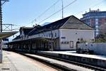 der hauptbahnhof von w�rgl in tirol,aufgenommen am 30.09.16